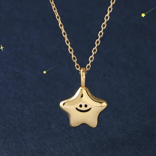 Smile Star Necklace(S925)