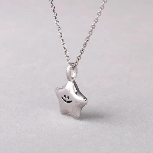 Smile Star Necklace(S925)
